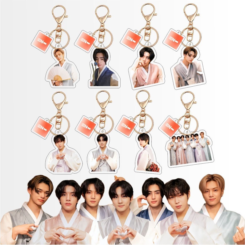 Kpop Enhypen ใหม่ พวงกุญแจอะคริลิค จี้กระเป๋า เครื่องประดับ Jake Jungsoon Jay