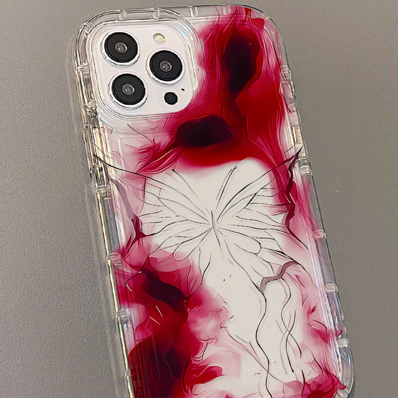 INS For เคสไอโฟน15 For iPhone 11 14 15 Pro Max 6 7 8 Plus 12 13 Pro Max XR XS Max เคสโทรศัพท์มือถือถุงลมนิรภัยป้องกันก