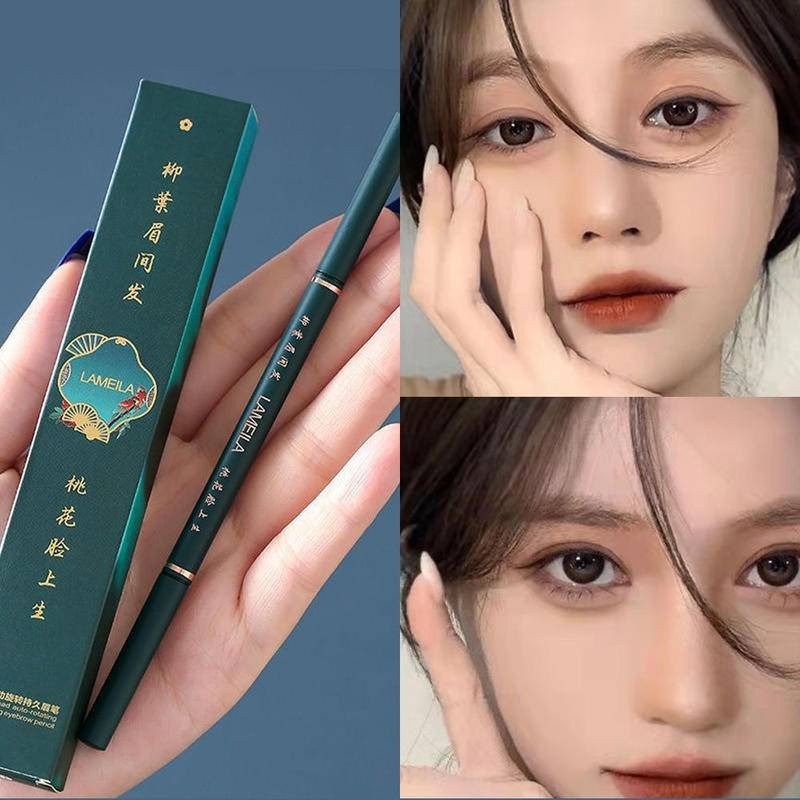 จัดส่งในกรุงเทพฯ LAMEILA ดินสอเขียนคิ้ว แบบหมุนออโต้ กันน้ำ พร้อมแปรง 5 สี