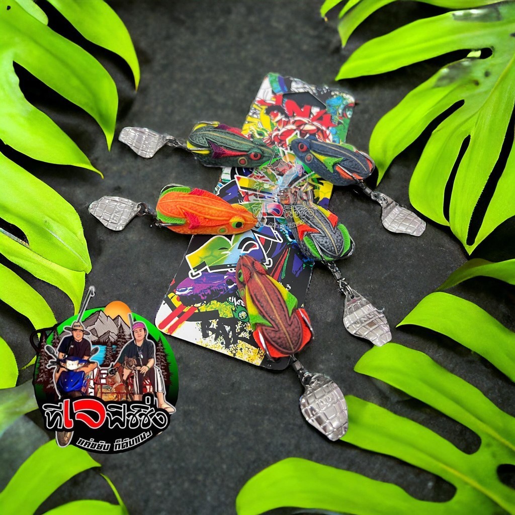 ส่งเร็ว ส่งไว กบยาง บากิ BAKI จอมลุย by ACAK JN4 & BPO ขนาด4.3cm หนัก9กรัมตัวเบ็ดBkk 1/o