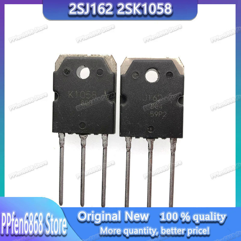 ใหม่ แท้ 100% หลอดเสียง พลังงานสูง 2020+ 2SK1058 2SJ162 K1058 J162 TO-3P TZ2E 1 ชิ้น