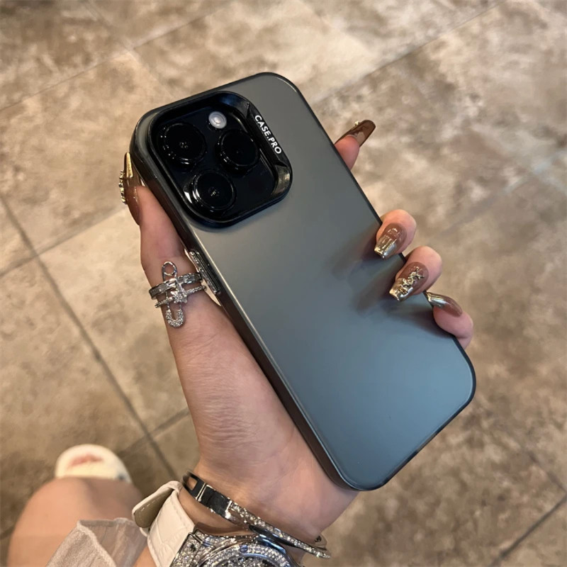 สําหรับ Tecno Spark 20 Pro เคสสีเงิน เนื้อแมตต์ สีพื้น เคสกันกระแทก
