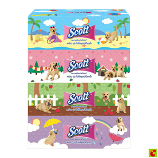 สก๊อตต์ กระดาษเช็ดหน้า 110 แผ่น แพ็ค 4