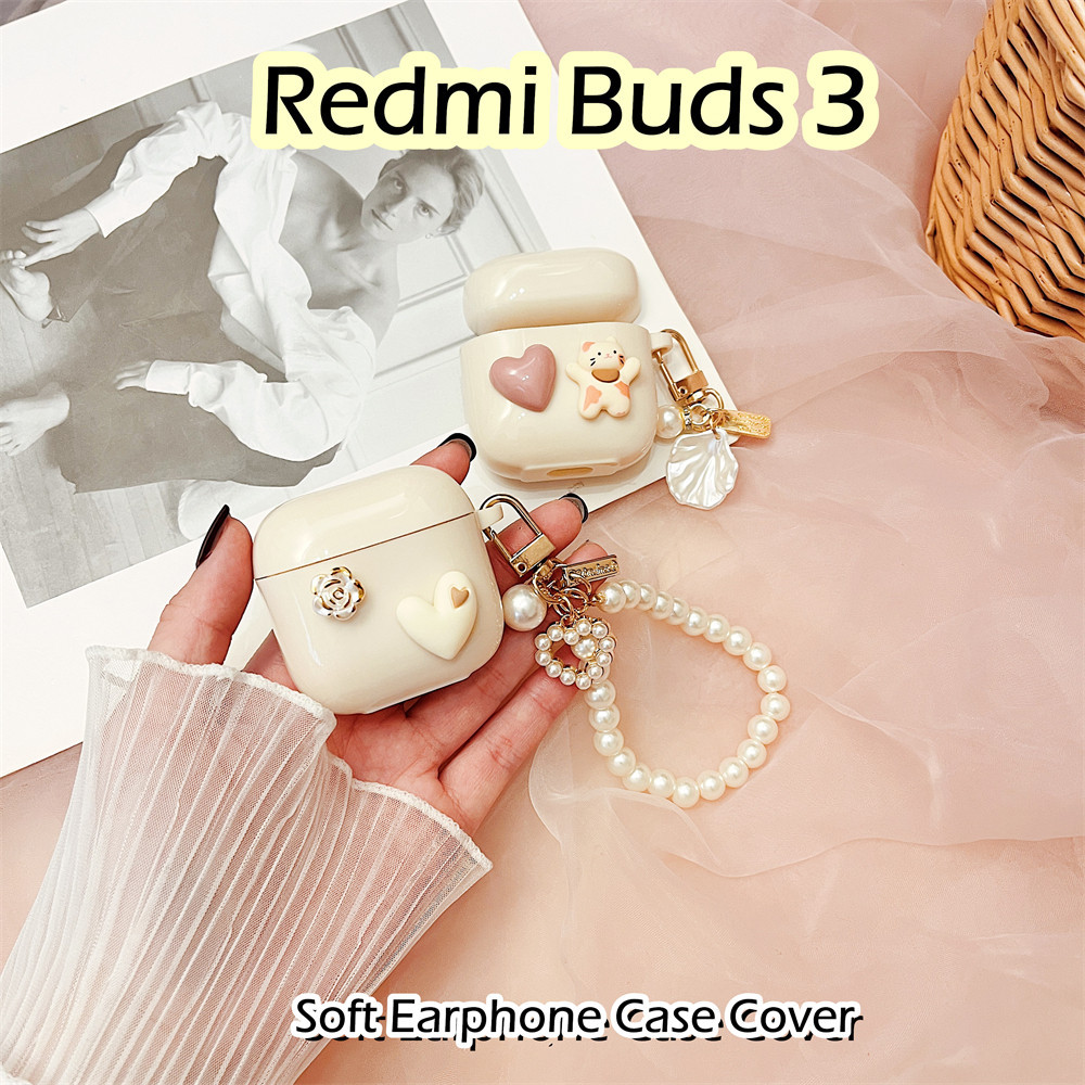 พร้อมส่ง! สําหรับ Redmi Buds 3 เคส Case DIY กล้องส่องทางไกล แมว ตกแต่ง ซิลิโคนนิ่ม เคสหูฟัง เคส