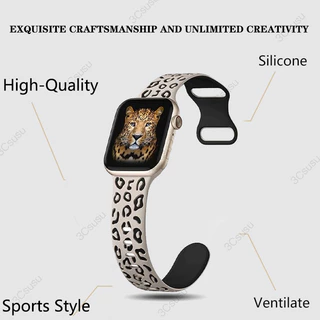 สายนาฬิกาข้อมือซิลิโคน สําหรับ Apple Watch 45/44/42/41/40 มม. 49 มม. 44 มม. Series 8 9 7 SE 6 5 4 3 Ultra 2