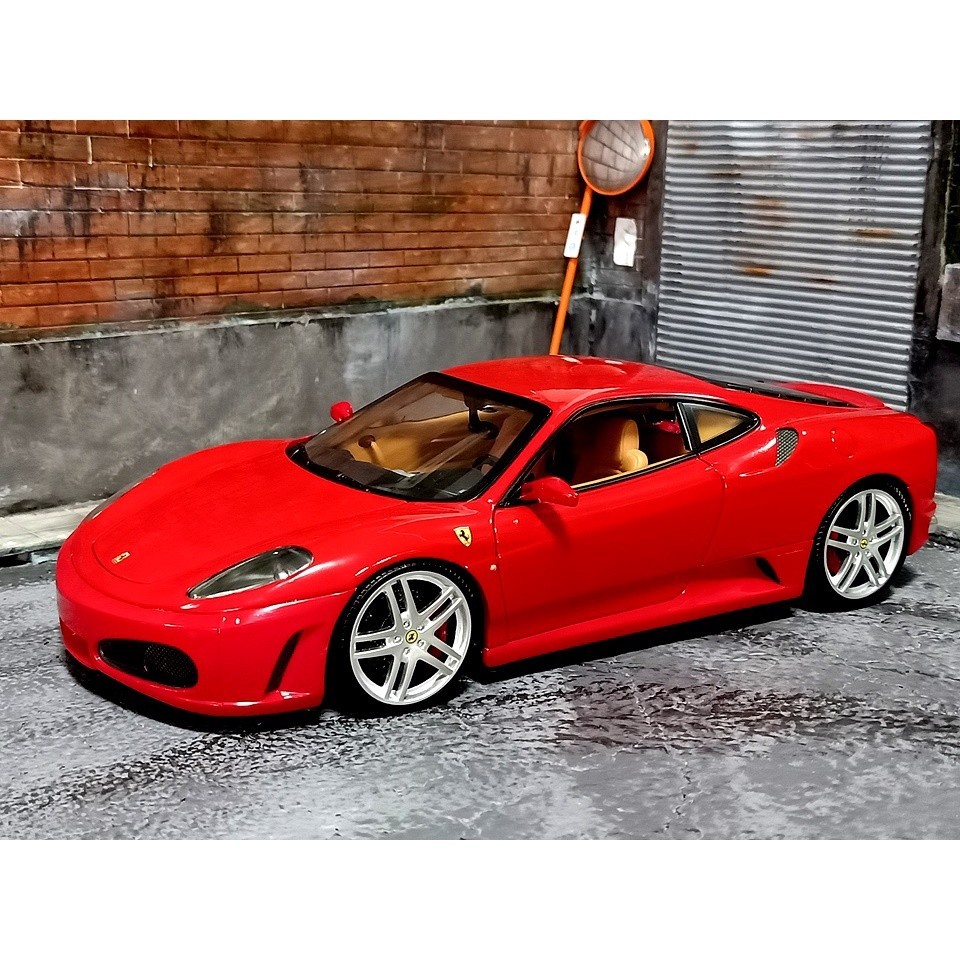 โมเดลจิ๋ว โมเดลรถF430 1/18 โมเดลรถFerrariF430 โมเดลรถ เฟอร์รารี่ F430 Hotwheels Ferrari F430 scuderi