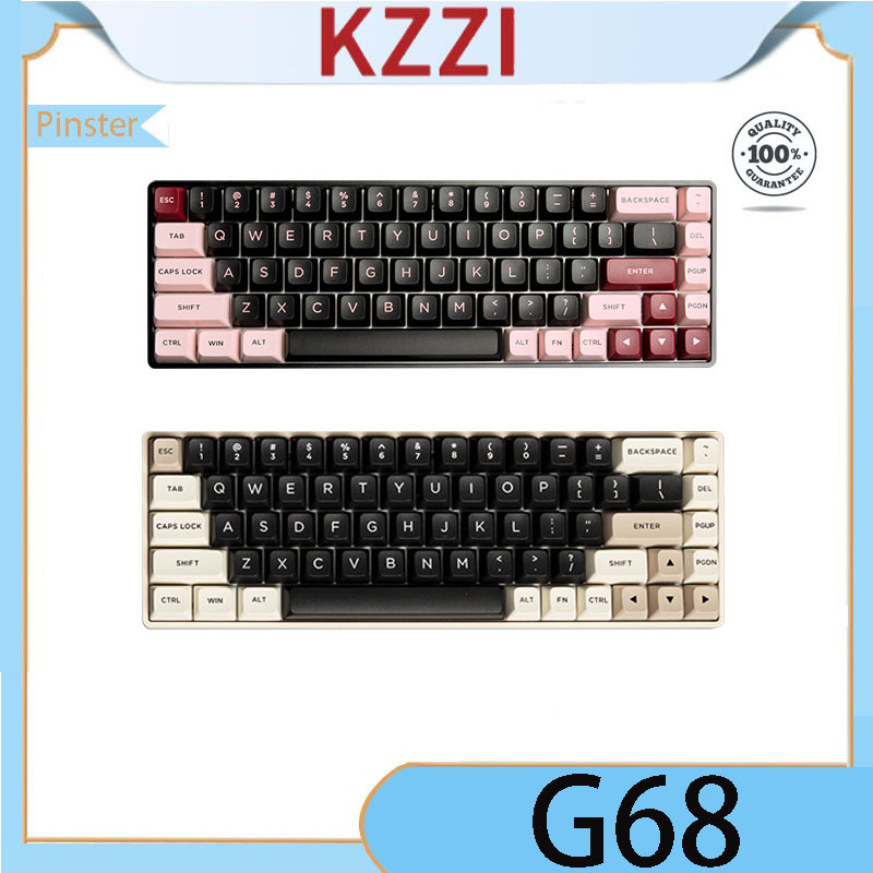 【พร้อมส่ง】Kzzi G68 คีย์บอร์ดแม่เหล็ก แบบมีสาย RGB ตามหลักสรีรศาสตร์