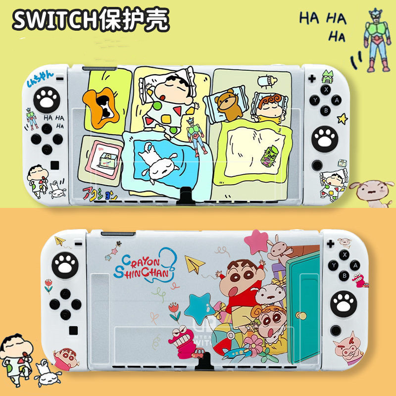 เคสป้องกัน ลายการ์ตูนชินจังจอยคอนน่ารัก สําหรับ Nintendo Switch Oled and Switch NS