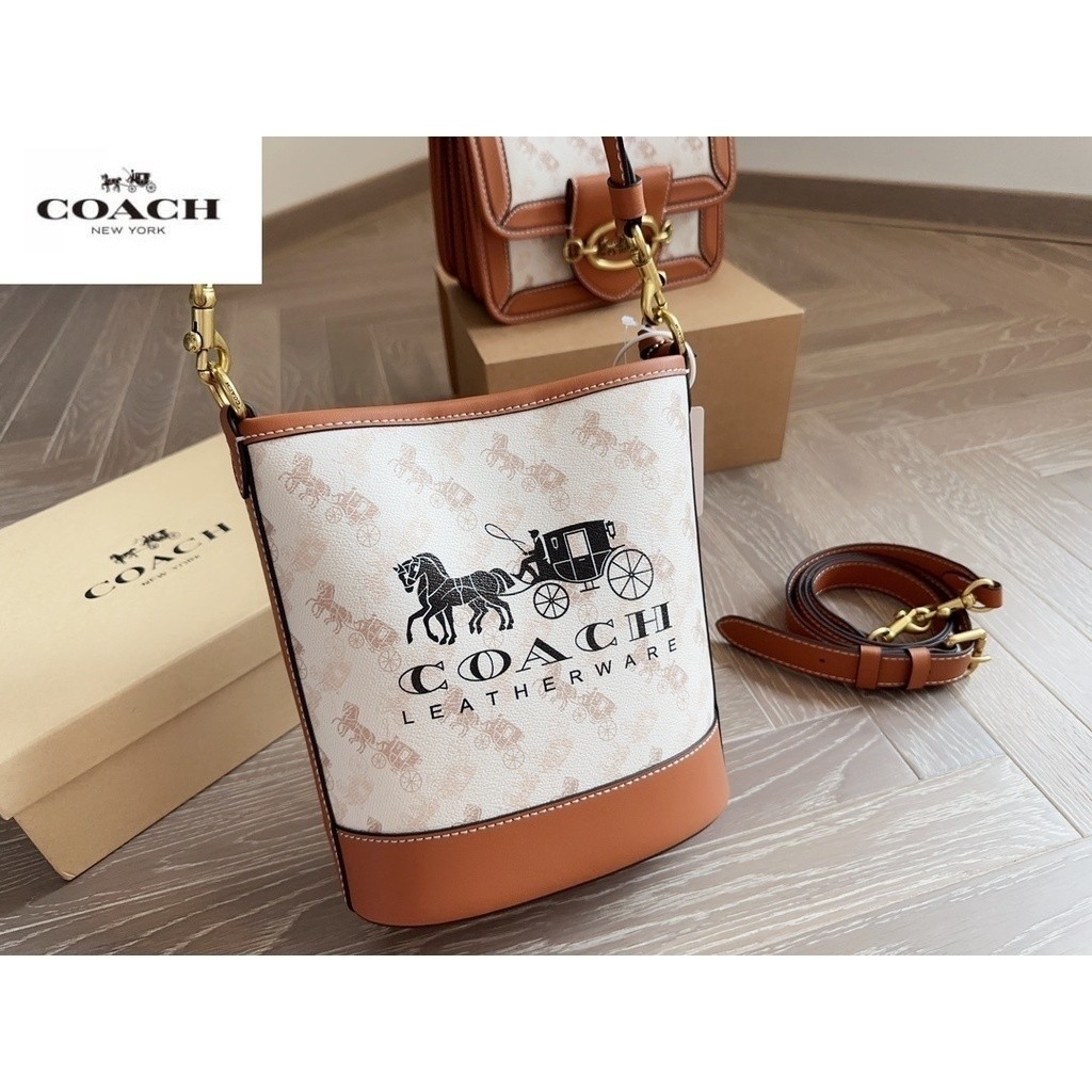กระเป๋า COACH bag quality bucket bagmatching cm 4vaf