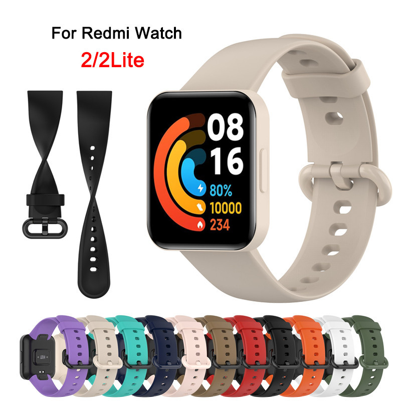 สายนาฬิกาข้อมือซิลิโคน แบบนิ่ม สําหรับ Redmi Watch 2 Lite
