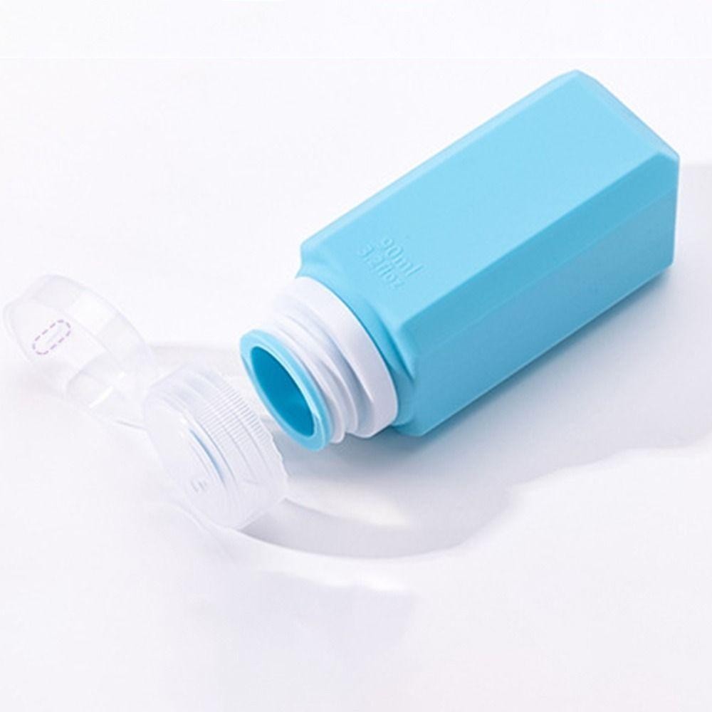 Uumir ขวดรีฟิลซิลิโคน,ภาชนะโลชั่นความจุขนาดใหญ่ 60/90ML,บีบดีไซน์ที่มองเห็นได้แชมพูเดินทางย่อย