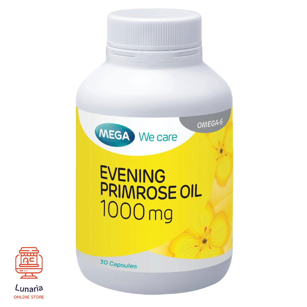 Mega Evening Primrose Oil 1000 mg. เมกะ น้ำมันอีฟนิ่งพริมโรส 1000 มก.