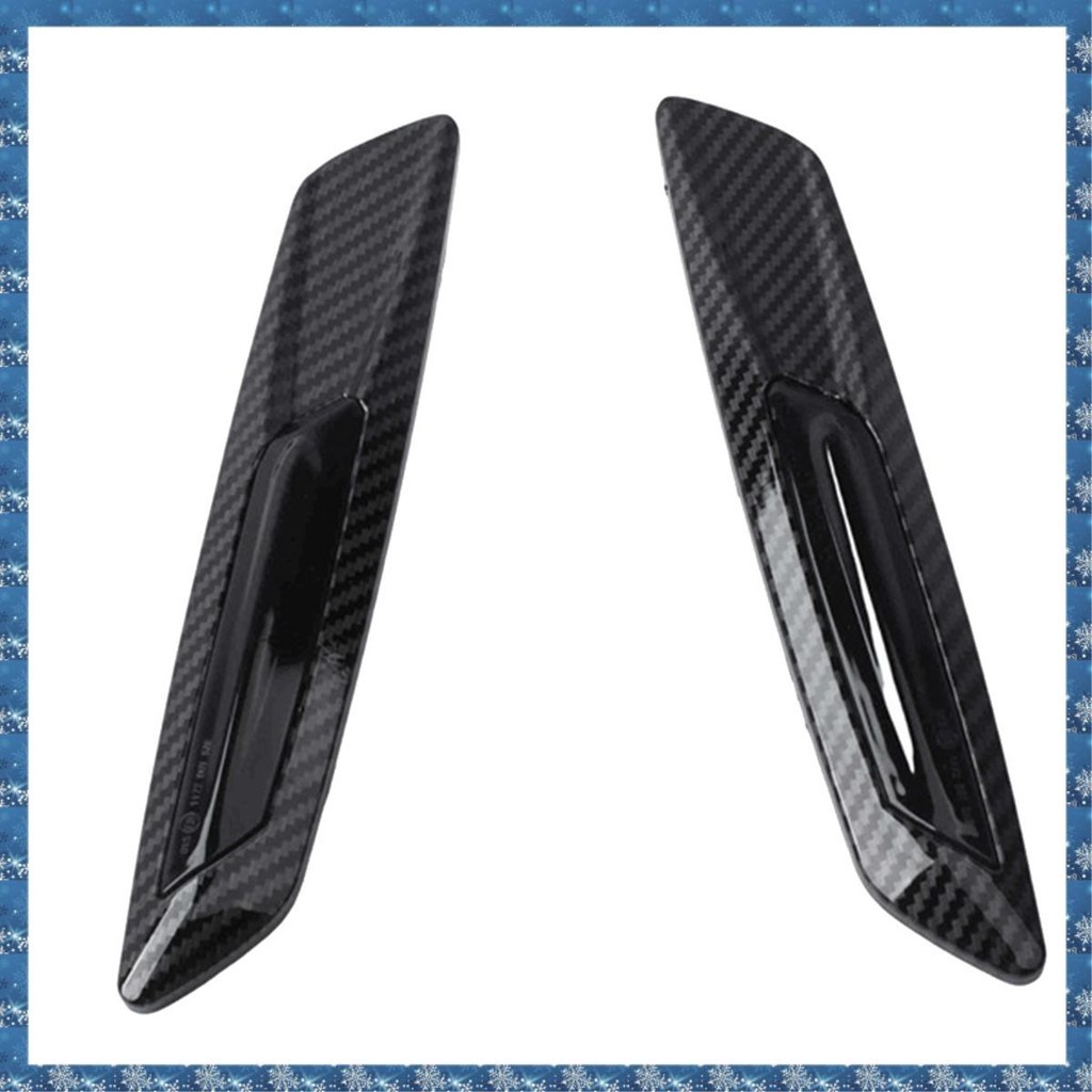 (P E G M) ไฟเลี้ยวไดนามิก LED คาร์บอนไฟเบอร์ แบบเปลี่ยน สําหรับ 5 Series F10 Sedan Pre- 2011-2013