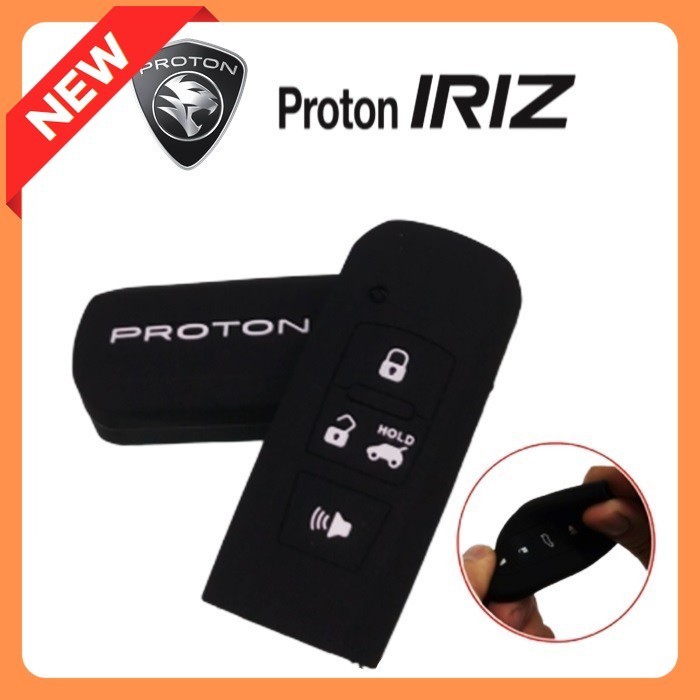 Proton New Persona / iriz Keyless Push Start Remote Car Key Silicone Cover Case ( สีดํา )