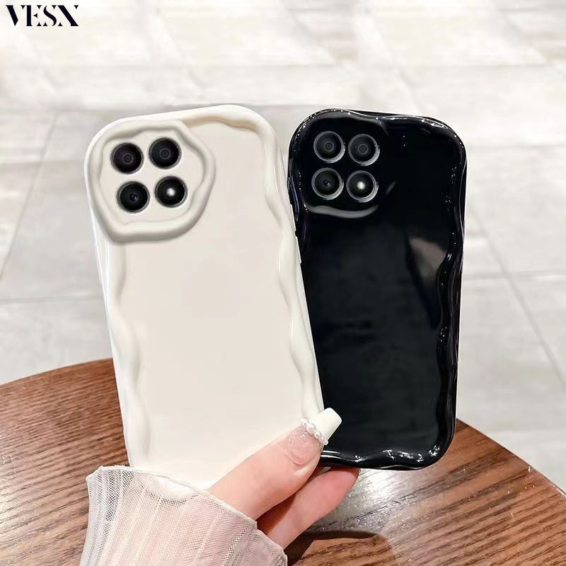 รูปแบบคลื่นโปร่งใสเคสโทรศัพท์สําหรับ Xiaomi POCO C65 C55 X6 X5 X4 X3 NFC GT M6 M4 M3 F5 F4 F3 Pro 4G