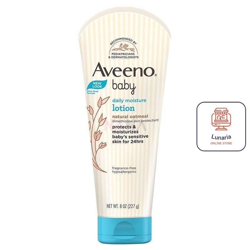 Aveeno Baby Daily Moisture Lotion อาวีโน่ เบบี้ เดลี่ มอยส์เจอร์ โลชั่น ขนาด 227 ml. จำนวน 1 หลอด