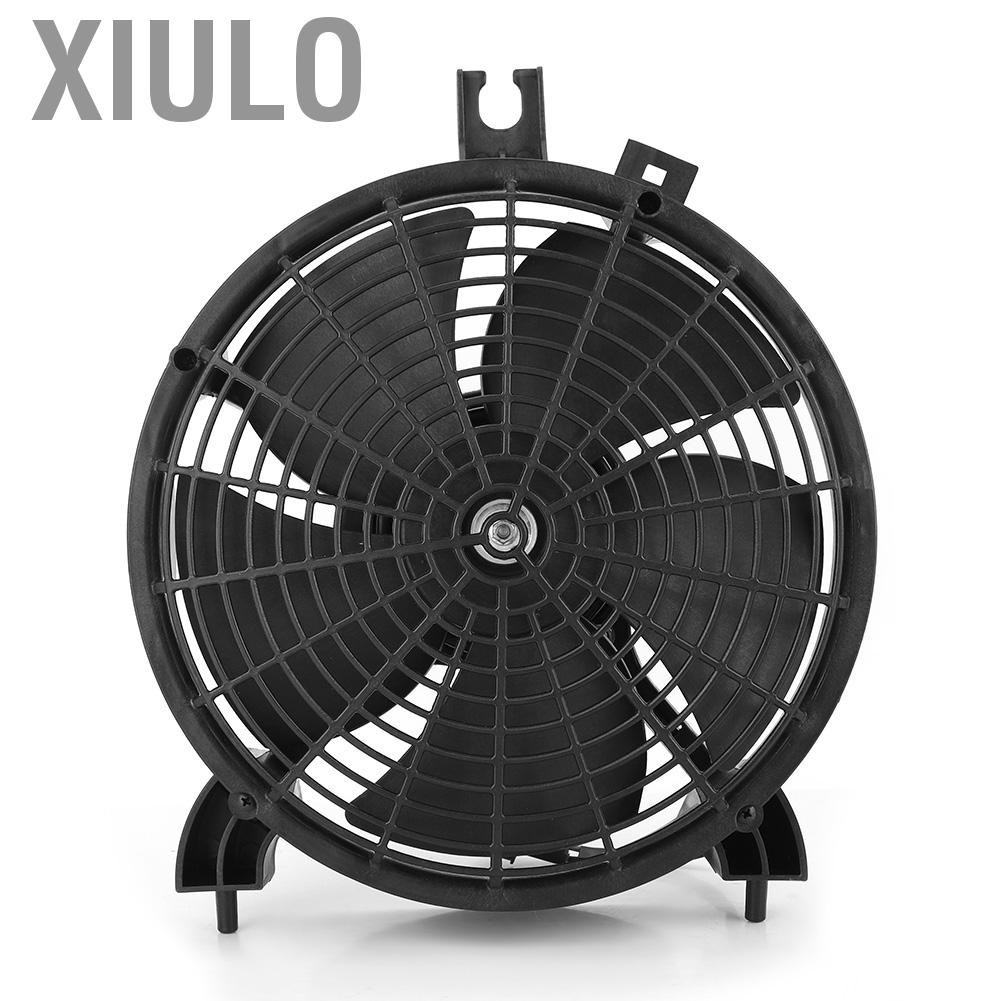 Xiulo Air Conditioning Electric Condenser Fan Fit for MITSUBISHI MN123607 ABS Black Condition Assy