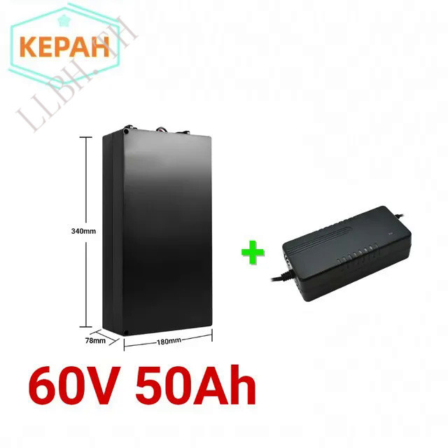 Electric Car Lithium Battery Waterproof 18650 Battery 60V 20ah for Two Wheel Foldable Citycoco Elect
