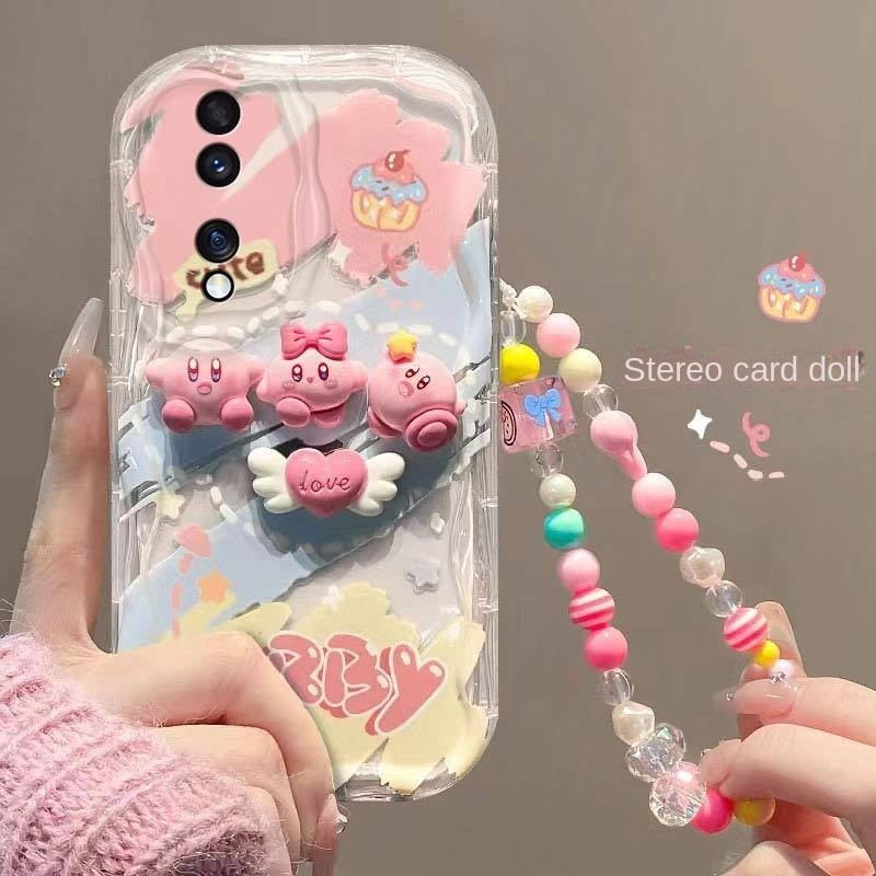 เคสโทรศัพท์มือถือ กันกระแทก พร้อมสายคล้อง สําหรับ Honor magic4 lite magic 6 lite x5 x6 x6s x6a x7 x7a x7b x8 x8a x8b x9 x9a x9b 90 90 pro 80 80 pro 80 se 70 70 pro+90 lite 5g เคสซิลิโคน สําหรับป้องกันสร้อยข้อมือ