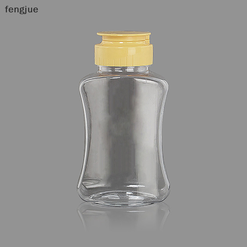 Fengjue พลาสติกน้ําผึ้งบีบขวดเครื่องปรุงรส/กล่อง Flip Refillable Syrup Jars Leakproof คอนเทนเนอร์ขวด Squeezable TH