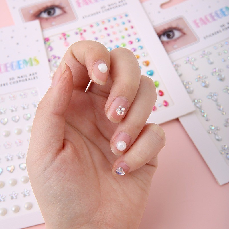 อัญมณีคริสตัล เพชรเทียม สําหรับตกแต่งเล็บ DIY - รูปที่ 4