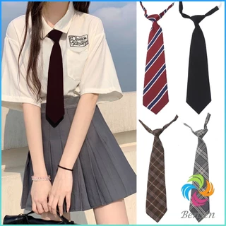 Bensen เนคไทแฟชั่นสำเร็จรูป โบว์นักเรียนญี่ปุ่น JK ปรับขนาดได้ necktie