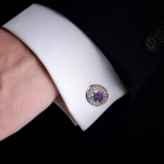 กระดุมข้อมือเสื้อเชิ้ต โลหะผสม สไตล์ฝรั่งเศส สําหรับผู้ชาย เหมาะกับงานแต่งงาน ปาร์ตี้