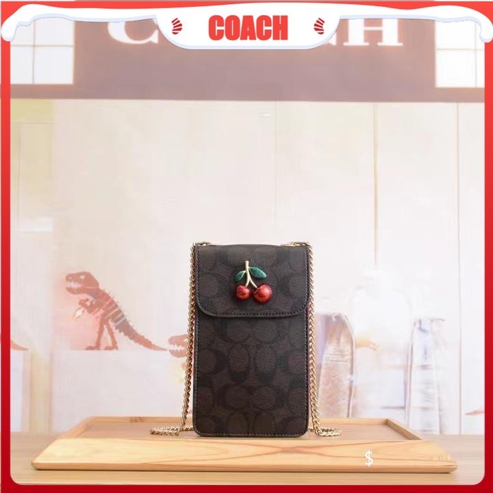 ⭐Mrs.Anna coach-(กระเป๋าผู้หญิง) &gt;(กระเป๋าสะพายข้าง)  Mini Bag Mobile Wallet