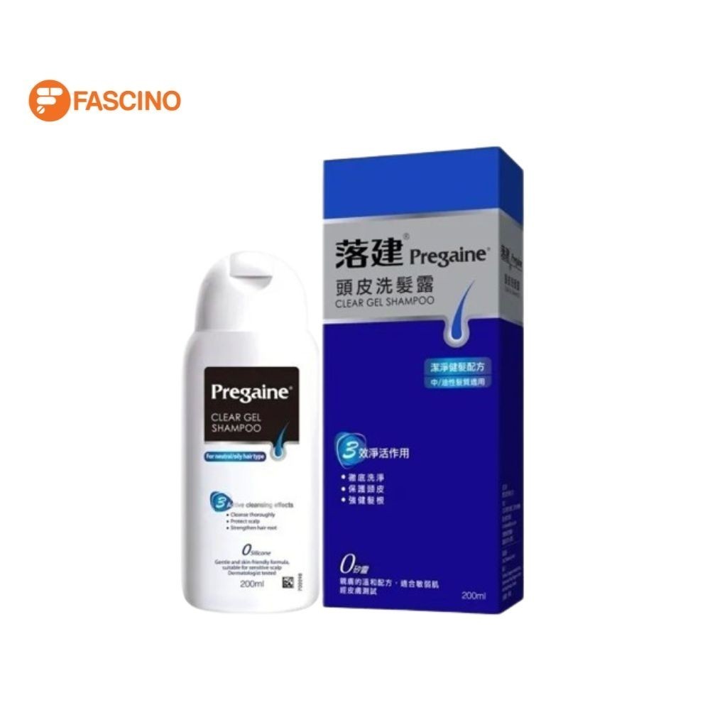 PREGAINE Clear Gel Shampoo แชมพูสำหรับผู้ที่มีปัญหาผมร่วง (200ml.)