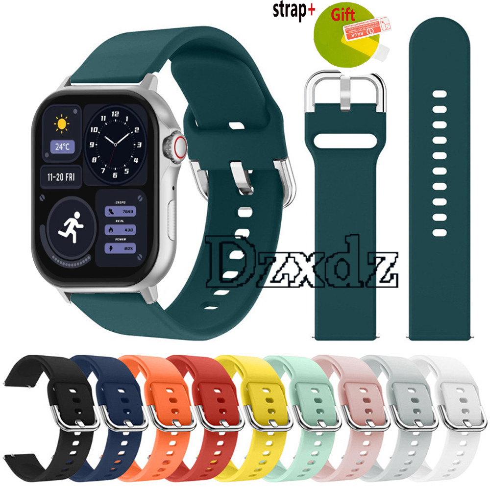 Colmi P82 P71 สายซิลิโคนสําหรับ COLMI P20 Plus P28 Plus สมาร์ทวอท์ชเปลี่ยนสายรัดข้อมือสายนาฬิกาอัจฉร