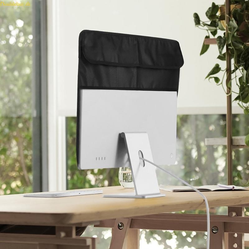 Doublebuy PC Display Dust สําหรับฝาครอบป้องกันสําหรับเคส PU กระเป๋าด้านหลัง All-in-one สําหรับ 24
