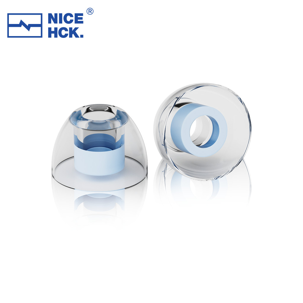 Nicehck C04 Liquid Silicone Ear Tips Noise Isolating Soft ขยาย Soundstage Clear Layers Eartips