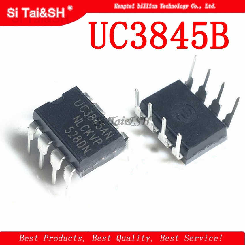 10pcs UC3845B DIP-8 UC3845A DIP8 UC3845AN UC3845BN UC3845 DIP ใหม่และต้นฉบับ IC