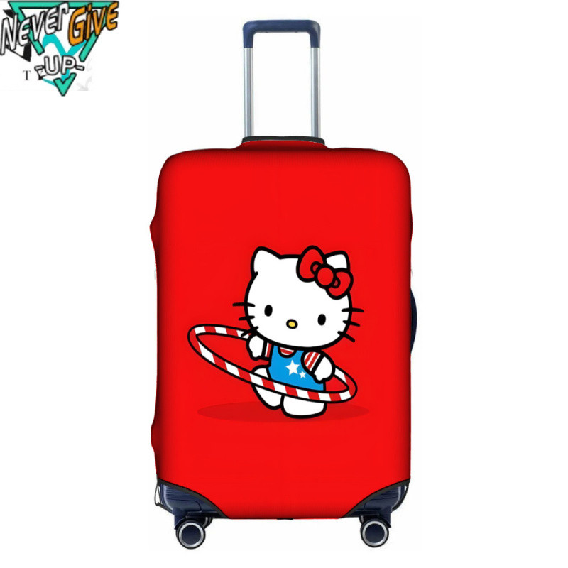 Hello Kitty กระเป๋าเดินทางกระเป๋าเดินทาง Protector 18-32 นิ้วกระเป๋าเดินทางกระเป๋าเดินทางความยืดหยุ่
