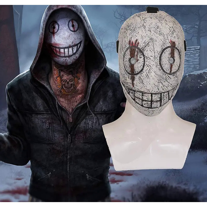 Legion Frank Latex Mask Adjustable for Dead by Daylight Halloween Cosplay Costume Accessory Prop Par