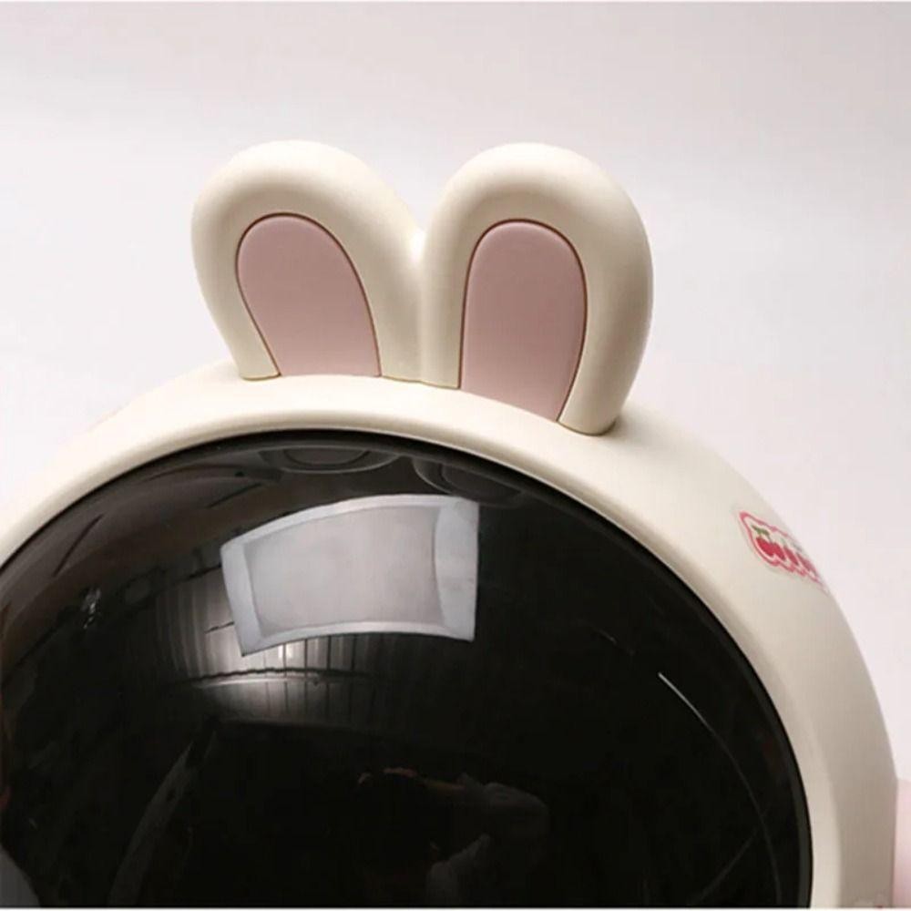 มาสมีโต กล่องขนม, กระต่ายพร้อมฝาปิดกล่องเก็บของตั้งโต๊ะ, ชั้นเก็บอุปกรณ์ผมกันฝุ่นมัลติฟังก์ชั่นความจุสูงน่ารักสําหรับห้องนั่งเ - รูปที่ 6