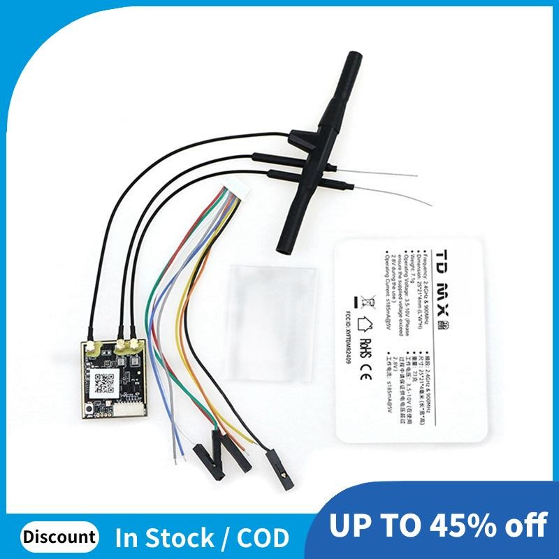 สําหรับ TD MX 2.4GHz และ 900MHz RX Dual Band Receiver 4CH PWM Channel 50KM-100KM ตัวรับ