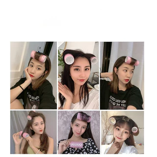 ลูกกลิ้งผมแบบมีกาวในตัวขนาดใหญ่ Hairdressing DIY Curler เครื่องมือเสริมความงามผม
