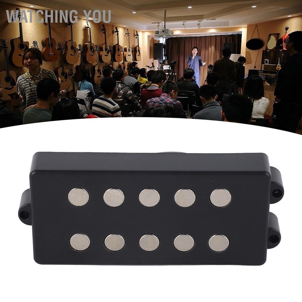 Watching You 5 String Bass Pickup Metal Clear Sound Professional Double Coil อุปกรณ์