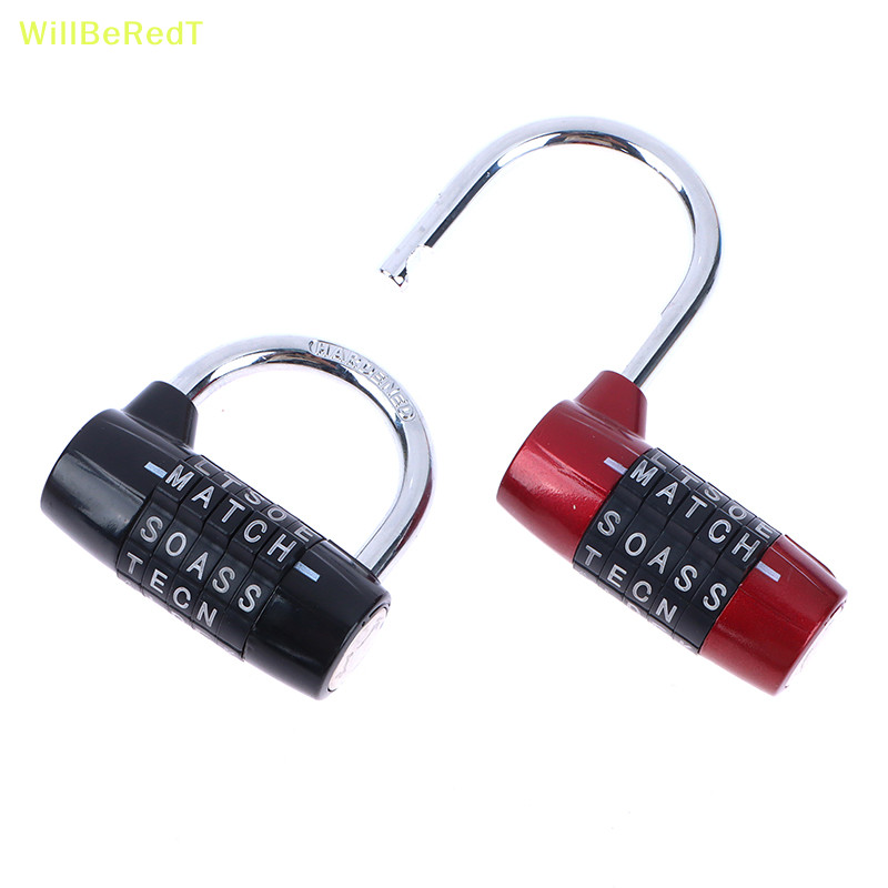 [WillBeRedT] กุญแจล็อคประตู ลิ้นชัก ตู้ ตู้ จักรยานยนต์ แบบใส่รหัสผ่าน 5 ตัวอักษร โลหะผสมสังกะสี [ใหม่]
