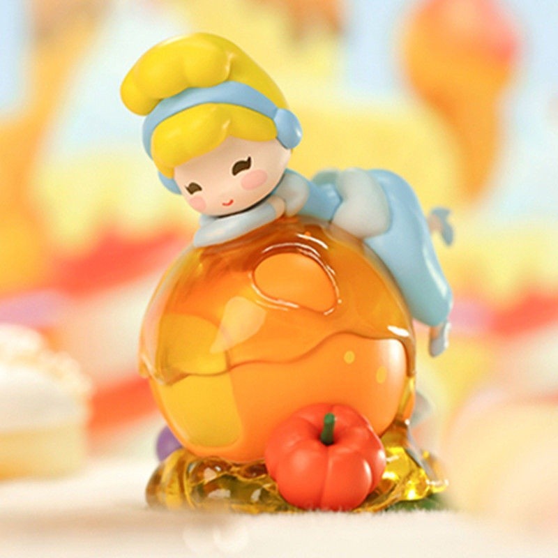 【ของแท้】ตุ๊กตาฟิกเกอร์ Disney Princess Dessert Series 52TOYS ของเล่นสําหรับเด็ก