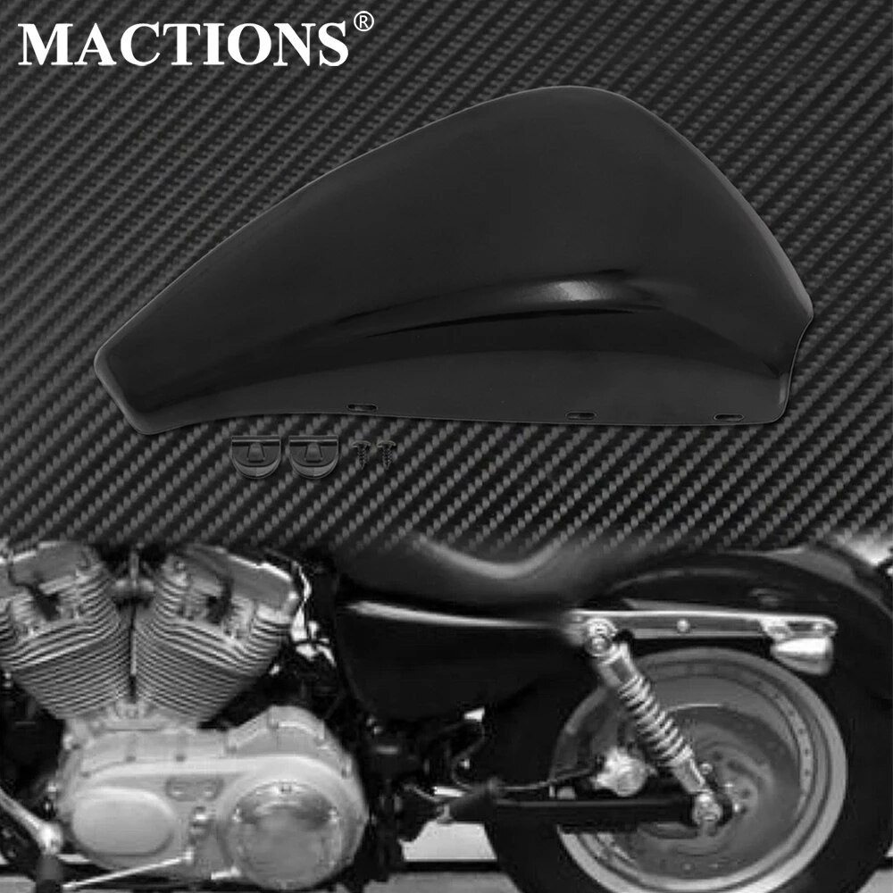 BAMotorcycle Black Left Battery Side Fairing Cover For Harley Sportster Nightster XL Iron 883 1200 Custom Forty Eight  2