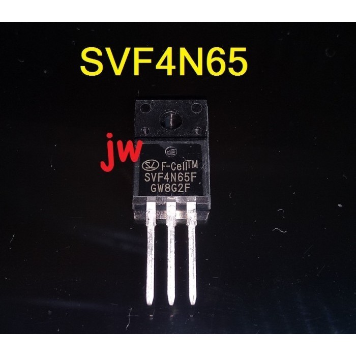 เครื่องมือชิ้นส่วน SVF4N65 MDF4N65 FQPF4N65 4N65 4A 650V TO220F