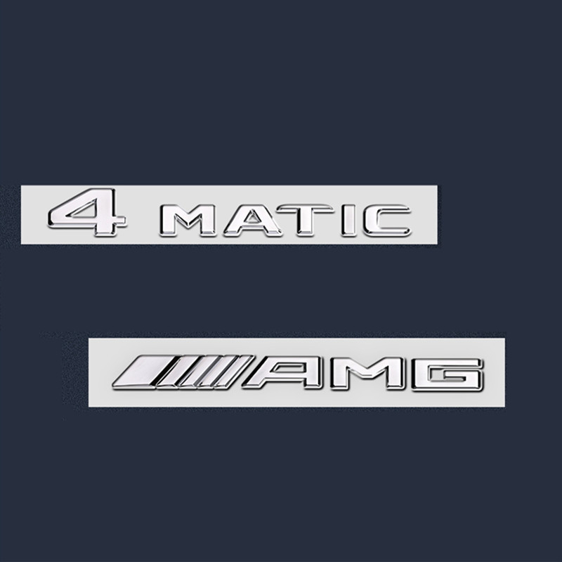 สติกเกอร์ตราสัญลักษณ์ ABS 3D 4MATIC อุปกรณ์เสริม สําหรับ Mercedes Benz AMG E C S GLC GLA GLS CLA W205 X253
