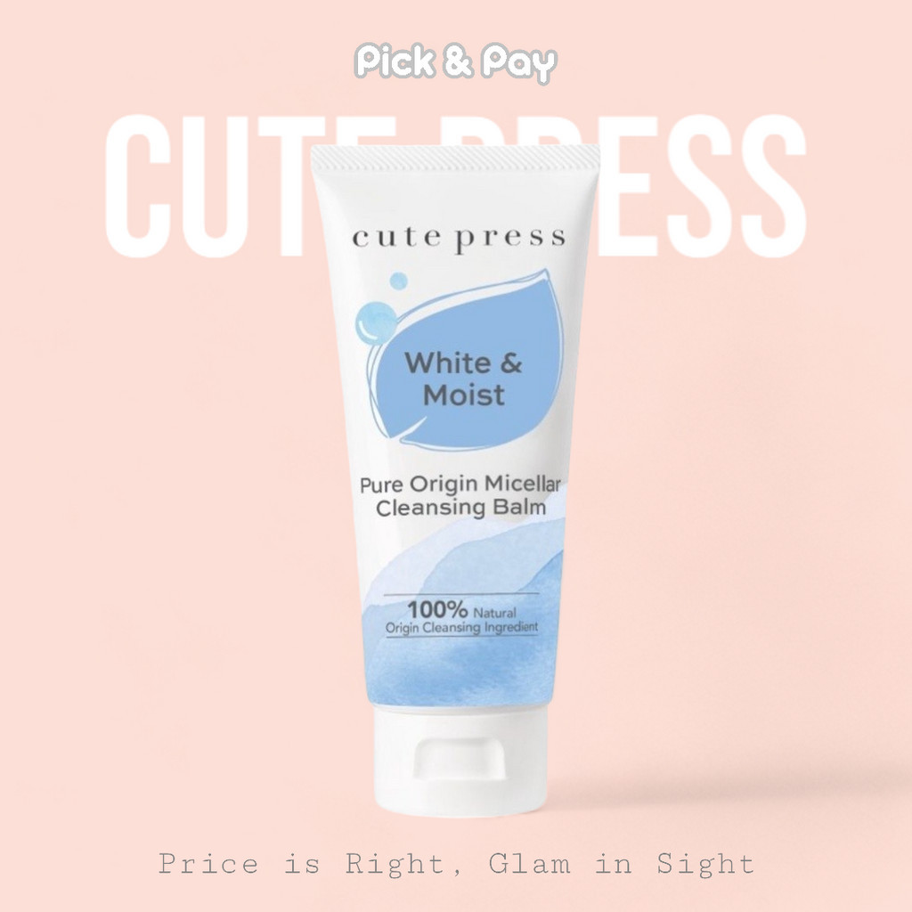 CUTE PRESS เคล็นซิ่ง เพียว ออริจิน ไมเซลลาร์ เคล็นซิ่ง บาล์ม PURE ORIGIN MICELLAR CLEANSING BALM
