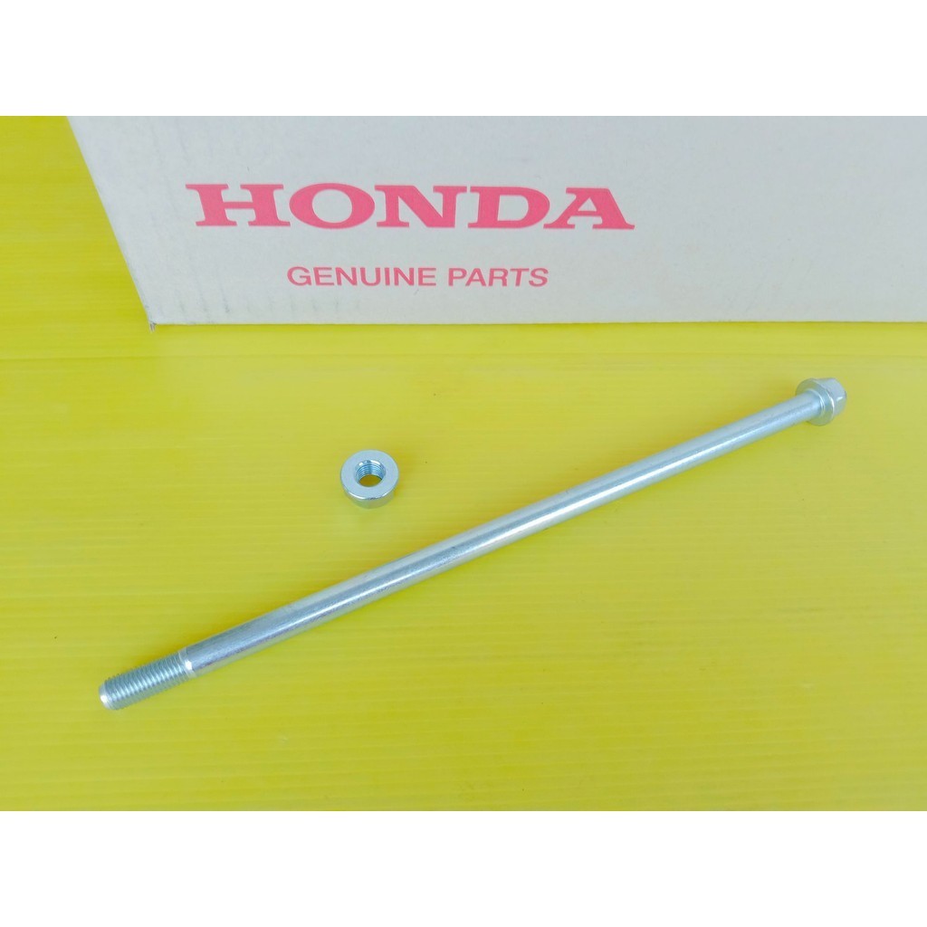 90105-K0R-V00),(90304-KGH-901เพลาหูยึดเครื่องยนต์(10×255)พร้อมน็อต(10มม.)แท้HONDA  PCX160,ADV160/1ชุ