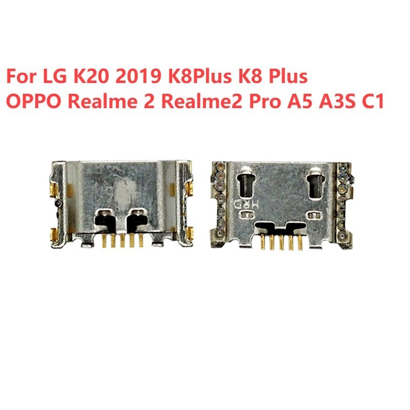 พอร์ตชาร์จ USB สําหรับ LG K20 2019 K8Plus K8 Plus OPPO Realme 2 Realme2 Pro A5 A3S C1 Micro 5-50 ชิ้น