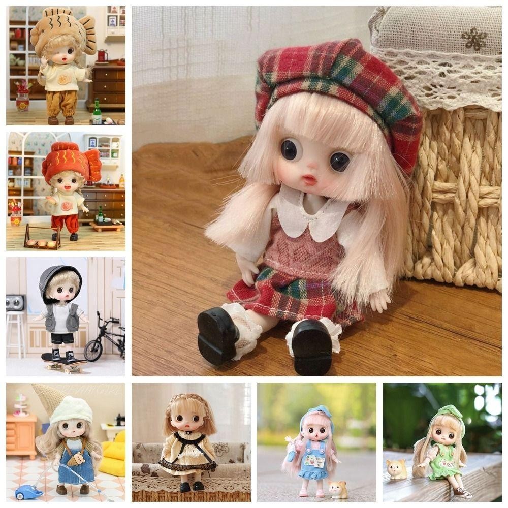 Sevenhome3e Ob11 ตุ๊กตาเสื้อผ้า, Movable Joints ปรับ Obitsu 11 เสื้อผ้าตุ๊กตา, 1/12 Bjd ตุ๊กตา Ob11 14 ซม.Mini Kawaii Obitsu เสื้อผ้าตุ๊กตาเด็ก ราคา ถูกที่สุด ดีลบีเคเค แกลเลอรีภาพที่ 7