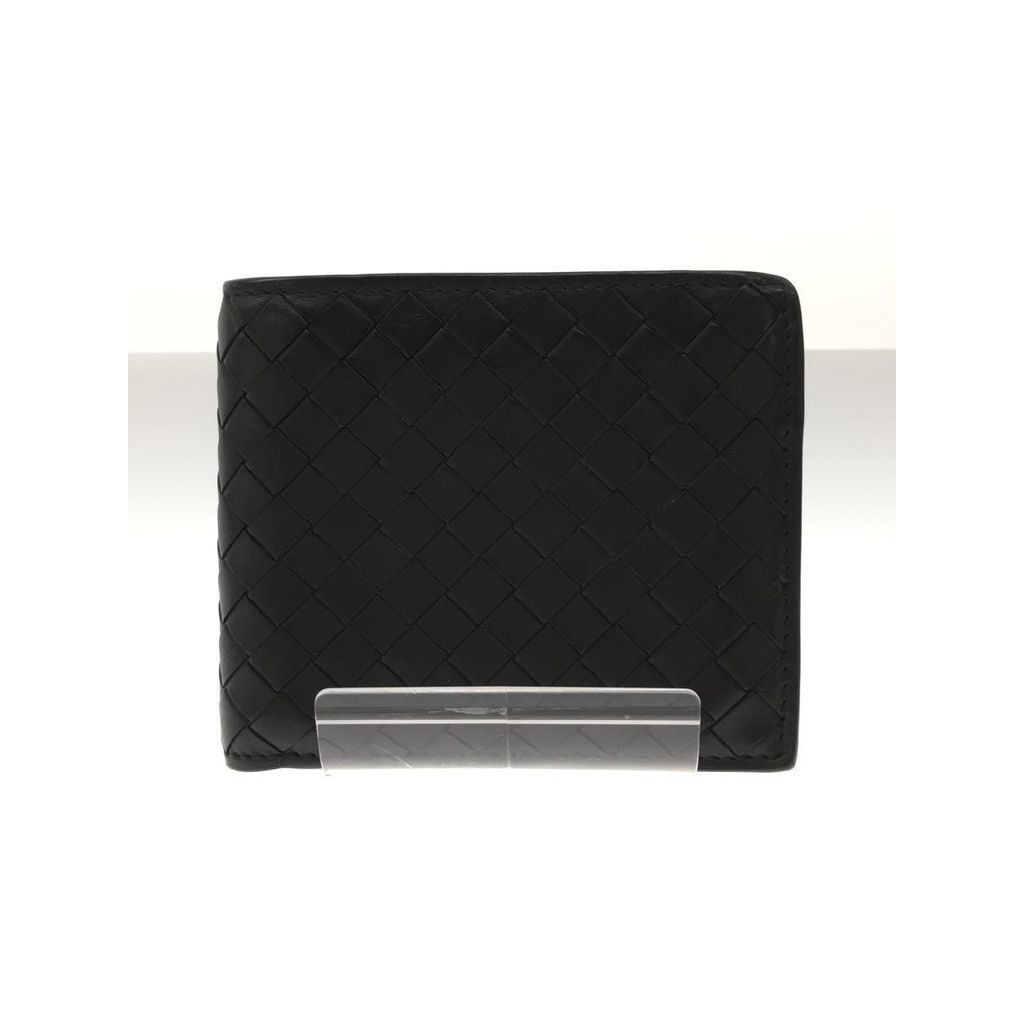 Bottega Veneta(โบเตก้า เวเนต้า) Bi-fold Wallet Mens Black Direct from Japan Secondhand