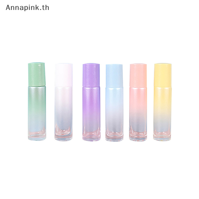 Annapink.th 1 ชิ้น 10 มล. ลูกกลิ้งโรลเลอร์บอลโรลออนขวดแก้วบอล EN